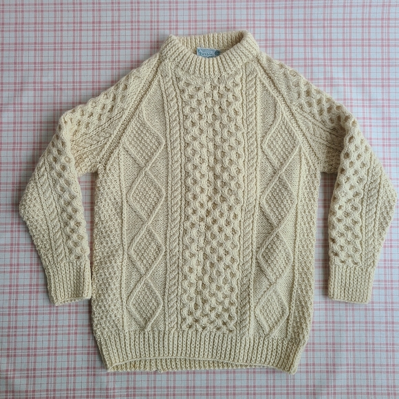 Tara Fashions Other - Irish Fisherman's Hand Knit Wool Sweater